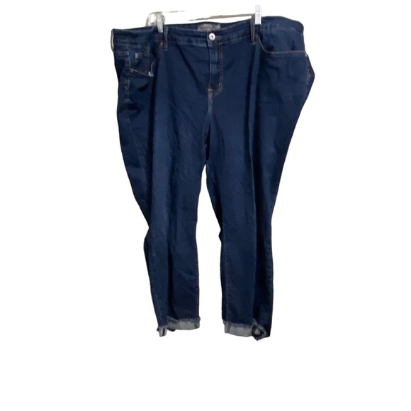 Torrid Sz 26 Crop Boyfriend Straight Vintage Stretch Mid-Rise - Picture 4 of 6